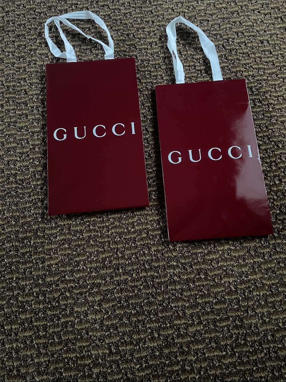 Gucci shopping bag 15.00 each